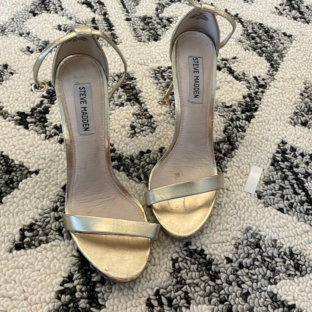 Gold Steve Madden Heels